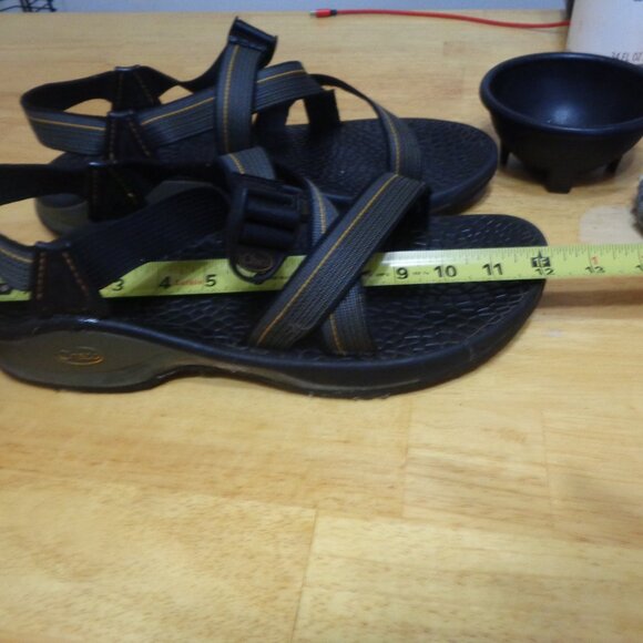 Chaco Men's Updraft Bulloo Sandals Shadow Size 13 Black/Gray. - Picture 4 of 8